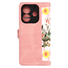  Techsuit - FlipCraft - Xiaomi Redmi Note 14 4G (163,25 x 76,55 x 8,16 mm) - Kedves Rózsaszín tok - 1. kép