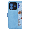  Techsuit - FlipCraft - Xiaomi Redmi Note 14 4G (163,25 x 76,55 x 8,16 mm) - Élénk kék tok - 1. kép