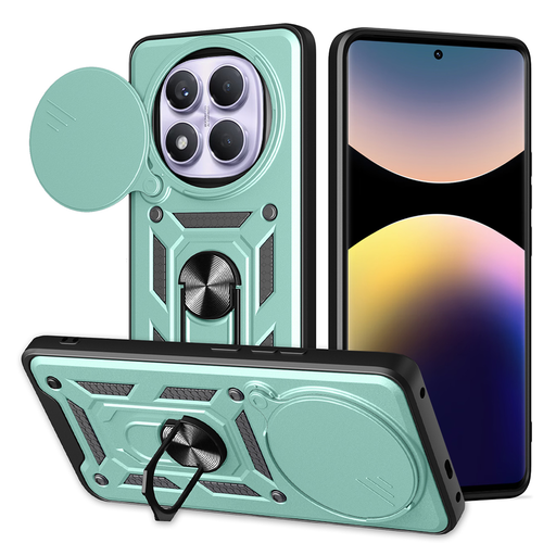Techsuit - CamShield sorozat - Xiaomi Redmi Note 14 Pro 4G / Poco F7 - Zöld tok Techsuit - CamShield sorozat - Xiaomi Redmi Note 14 Pro 4G / Poco F7 - Zöld tok