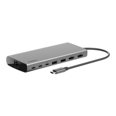 Belkin Connect Univerzális USB-C 8 az 1-ben Kettős Kijelzős Alap Hub - Ezüst
