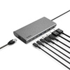 Belkin Connect Univerzális USB-C 8 az 1-ben Kettős Kijelzős Alap Hub - Ezüst - 1. kép