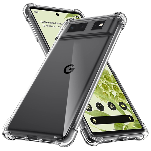 Techsuit - Ütésálló Átlátszó Szilikon - Google Pixel 6 - Átlátszó tok Techsuit - Ütésálló Átlátszó Szilikon - Google Pixel 6 - Átlátszó tok