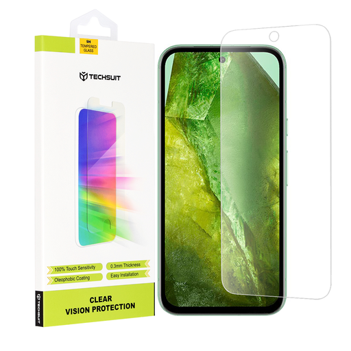 Techsuit - Tiszta Látás Üveg - Google Pixel 8a - Átlátszó üvegfólia Techsuit - Tiszta Látás Üveg - Google Pixel 8a - Átlátszó üvegfólia