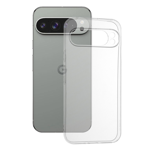 Techsuit - Átlátszó Szilikon - Google Pixel 9 Pro XL - Átlátszó tok Techsuit - Átlátszó Szilikon - Google Pixel 9 Pro XL - Átlátszó tok