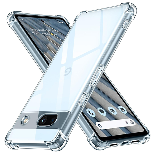 Techsuit - Ütésálló Átlátszó Szilikon - Google Pixel 7a - Átlátszó tok Techsuit - Ütésálló Átlátszó Szilikon - Google Pixel 7a - Átlátszó tok