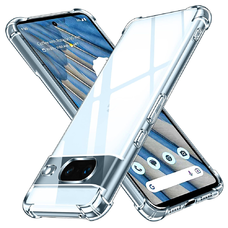  Techsuit - Ütésálló Átlátszó Szilikon - Google Pixel 8a - Átlátszó tok