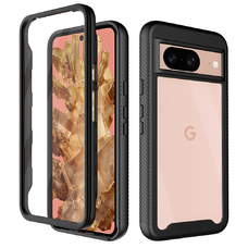  Techsuit - Defense360 Pro + Képernyővédő - Google Pixel 8a - Fekete tok
