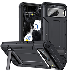  Techsuit - Hibrid Páncél Kitámasztó - Google Pixel 8 - Fekete tok