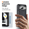  Techsuit - Hibrid Páncél Kitámasztó - Google Pixel 8 - Fekete tok - 4. kép