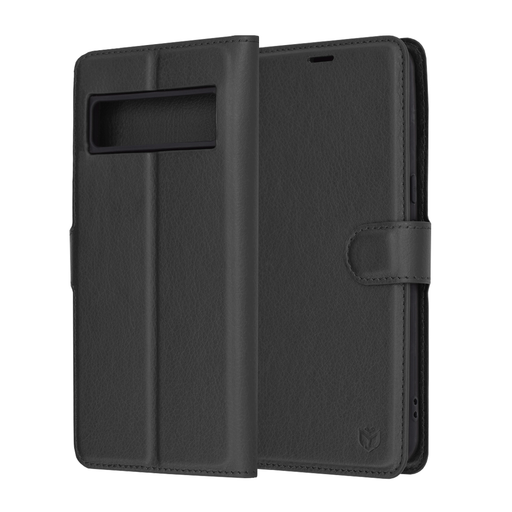 Techsuit - Bőrtok - Google Pixel 8 Pro - Fekete tok Techsuit - Bőrtok - Google Pixel 8 Pro - Fekete tok