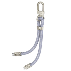 HOCO nyakpánt formájú kábel Type C - Lightning PD 20W GH5 0,22 m farmerkék