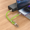 HOCO nyakpánt formájú kábel Type C - Lightning PD 20W GH5 0,22 m fluoreszkáló zöld - 2. kép