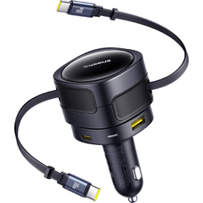 Baseus PD autós töltő 2x USB port 90W fekete