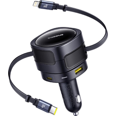 Baseus PD autós töltő 1x USB-C + USB-A port 90W fekete