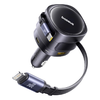 Baseus PD autós töltő 1x USB-C + USB-A port 90W fekete - 1. kép