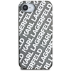 Eredeti KARL LAGERFELD IML Repeat Logo tok iPhone 16e ezüst - 1. kép