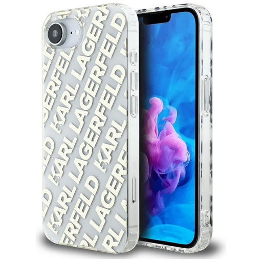 Eredeti Pouch KARL LAGERFELD IML Repeat Logo iPhone 16e tok arany Eredeti Pouch KARL LAGERFELD IML Repeat Logo iPhone 16e tok arany