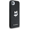 Original Pouch KARL LAGERFELD Monogram Choupette Head Pin iPhone 16e tok fekete - 2. kép