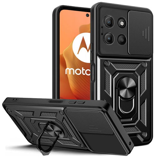 Tech-protect Camshield Pro Motorola Moto G15 fekete tok Tech-protect Camshield Pro Motorola Moto G15 fekete tok