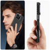 Tech-protect Ion Carbon Magsafe iPhone 16 Pro fekete/ezüst tok - 2. kép