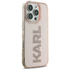  Karl Lagerfeld - IML Rhinestones (KLHCP16LHKLSTDCP) - iPhone 16 Pro - Rózsaszín Logó tok - 0. kép