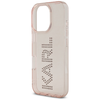  Karl Lagerfeld - IML Rhinestones (KLHCP16LHKLSTDCP) - iPhone 16 Pro - Rózsaszín Logó tok - 3. kép