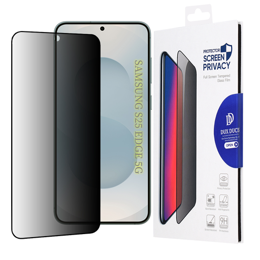 Dux Ducis - Tükröződésmentes üvegfólia - Samsung Galaxy S25 Edge - Fekete üvegfólia Dux Ducis - Tükröződésmentes üvegfólia - Samsung Galaxy S25 Edge - Fekete üvegfólia