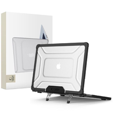 Tech-protect Smartshell Pro MacBook Air 15 M2 / M3 / M4 / 2023-2025 Fekete/átlátszó tok