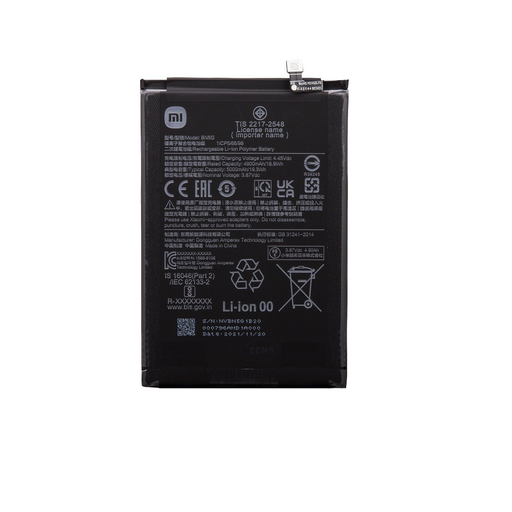 BN5G Xiaomi Eredeti Akkumulátor 5000mAh (Szervizcsomag)