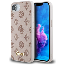 Original Guess Peony Script Logo MagSafe tok iPhone 16e barna