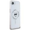 Original Pouch KARL LAGERFELD IML Metal Choupette Head MagSafe iPhone 16e tok fehér - 2. kép