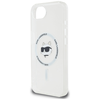 Original Pouch KARL LAGERFELD IML Metal Choupette Head MagSafe iPhone 16e tok fehér - 4. kép