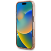  Guess - IML Metal Glitter 4G Kör Háromszög MagSafe (GUHMP16XHG4PRTGP) - iPhone 16 Pro Max - Rózsaszín tok - 4. kép