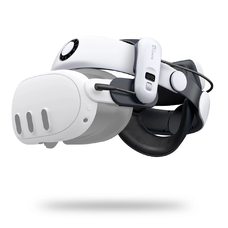 BoboVR S3 Pro tehermentesítő pánt Meta Quest 3 VR szemüveghez + B100 külső akkumulátor - fehér és fekete