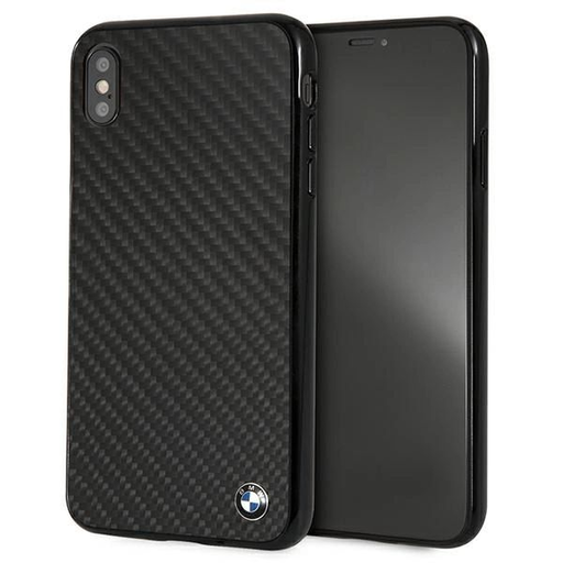 BMW Signature Carbon fliptok iPhone Xs Max - Fekete BMW Signature Carbon fliptok iPhone Xs Max - Fekete