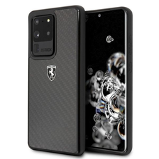Ferrari Carbon Heritage tok Samsung Galaxy S20 Ultra - Fekete