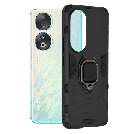 Techsuit - Szilikon Pajzs - Honor 90 - Fekete tok Techsuit - Szilikon Pajzs - Honor 90 - Fekete tok