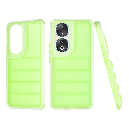 Techsuit - Hullám Pajzs - Honor 90 - Zöld tok Techsuit - Hullám Pajzs - Honor 90 - Zöld tok