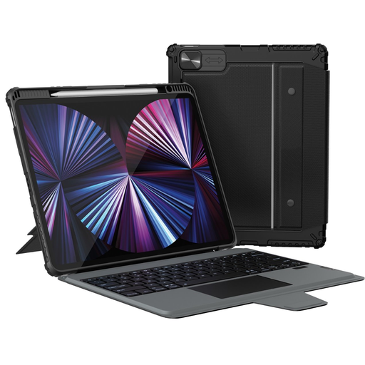 Nillkin Bumper Combo Billentyűzet Tartó Tok iPad Pro 12.9 2020/2021/2022/ Air 13 2024/2025 Fekete Nillkin Bumper Combo Billentyűzet Tartó Tok iPad Pro 12.9 2020/2021/2022/ Air 13 2024/2025 Fekete