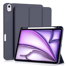  Techsuit - Flex Trifold (ceruzatartóval) - iPad Air 11 (2024) - Sötétkék tok