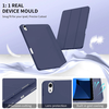  Techsuit - Flex Trifold (ceruzatartóval) - iPad Air 11 (2024) - Sötétkék tok - 0. kép