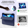  Techsuit - Flex Trifold (ceruzatartóval) - iPad Air 11 (2024) - Sötétkék tok - 1. kép