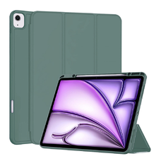  Techsuit - Flex háromrészes tok (ceruzatartóval) - iPad Air 13 (2024) - Zöld