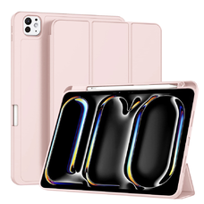  Techsuit - Flex háromszoros hajtású tok (ceruzatartóval) - iPad Pro 11 (2024) - Rózsaszín