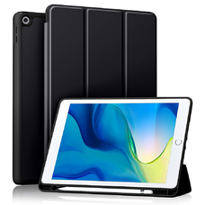  Techsuit - Flex Trifold (ceruzatartóval) - iPad 10.2 (2019 / 2020 / 2021) - Fekete tok