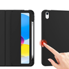  Techsuit - Flex háromrétű (ceruzatartóval) - iPad 10 (2022) 10,9 - Fekete tok - 0. kép