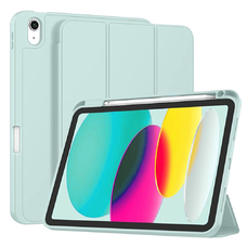  Techsuit - Flex háromszoros hajtás (tolltartóval) - iPad 10 (2022) 10.9 - égkék tok