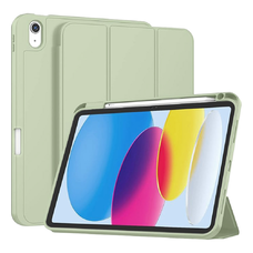  Techsuit - Flex Trifold (ceruzatartóval) - iPad 10 (2022) 10.9 - Matcha Zöld tok