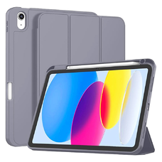  Techsuit - Flex Trifold (ceruzatartóval) - iPad 10 (2022) 10.9 - Lila tok