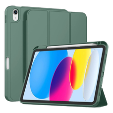  Techsuit - Flex Háromrészes Tok (ceruzatartóval) - iPad 10 (2022) 10.9 - Zöld tok